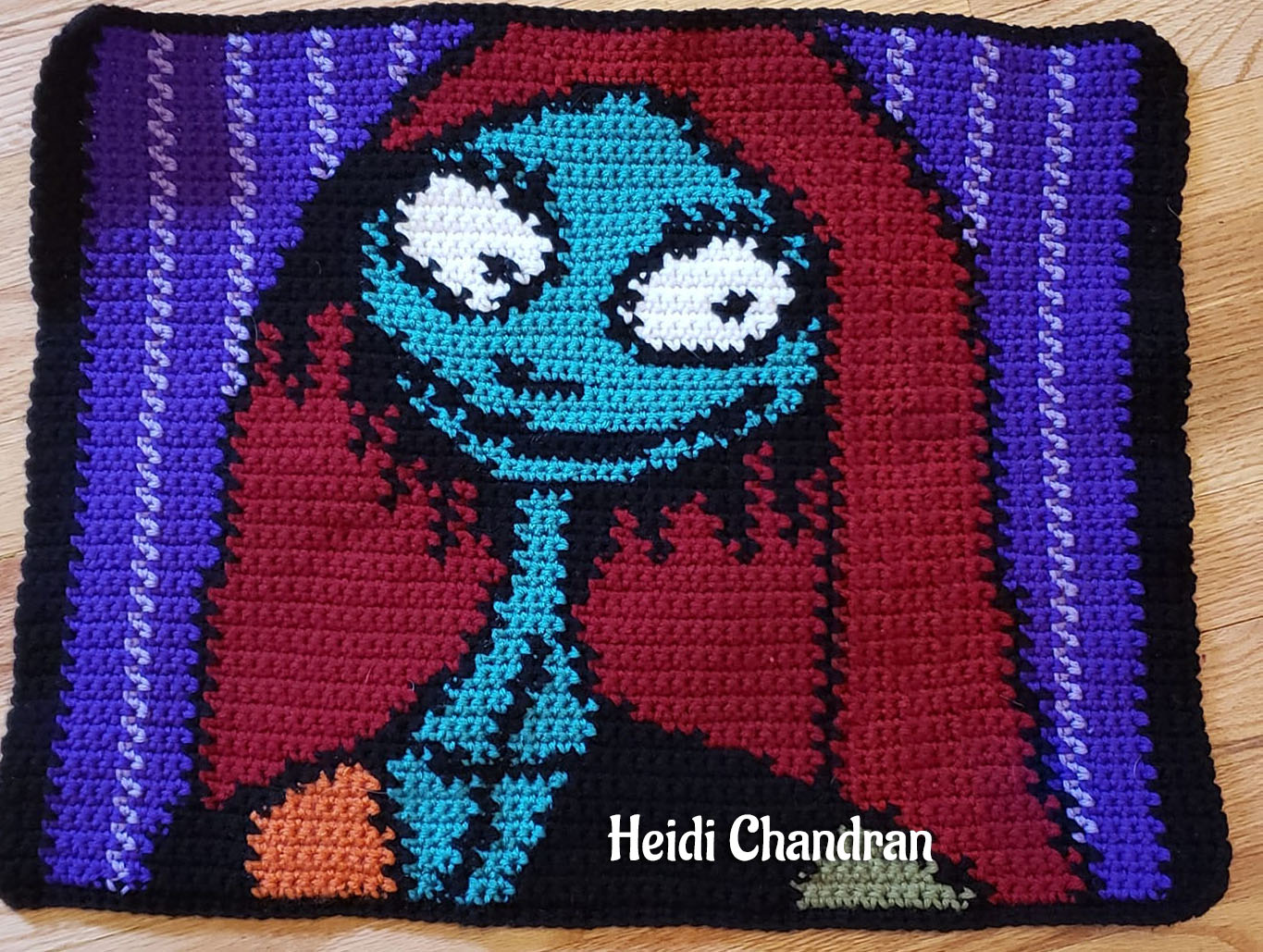 NBCCAL Basic Block 2 Sally SC (Single Crochet) Graphghan Crochet
